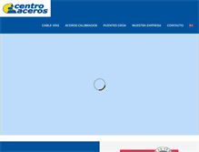 Tablet Screenshot of centroaceros.com